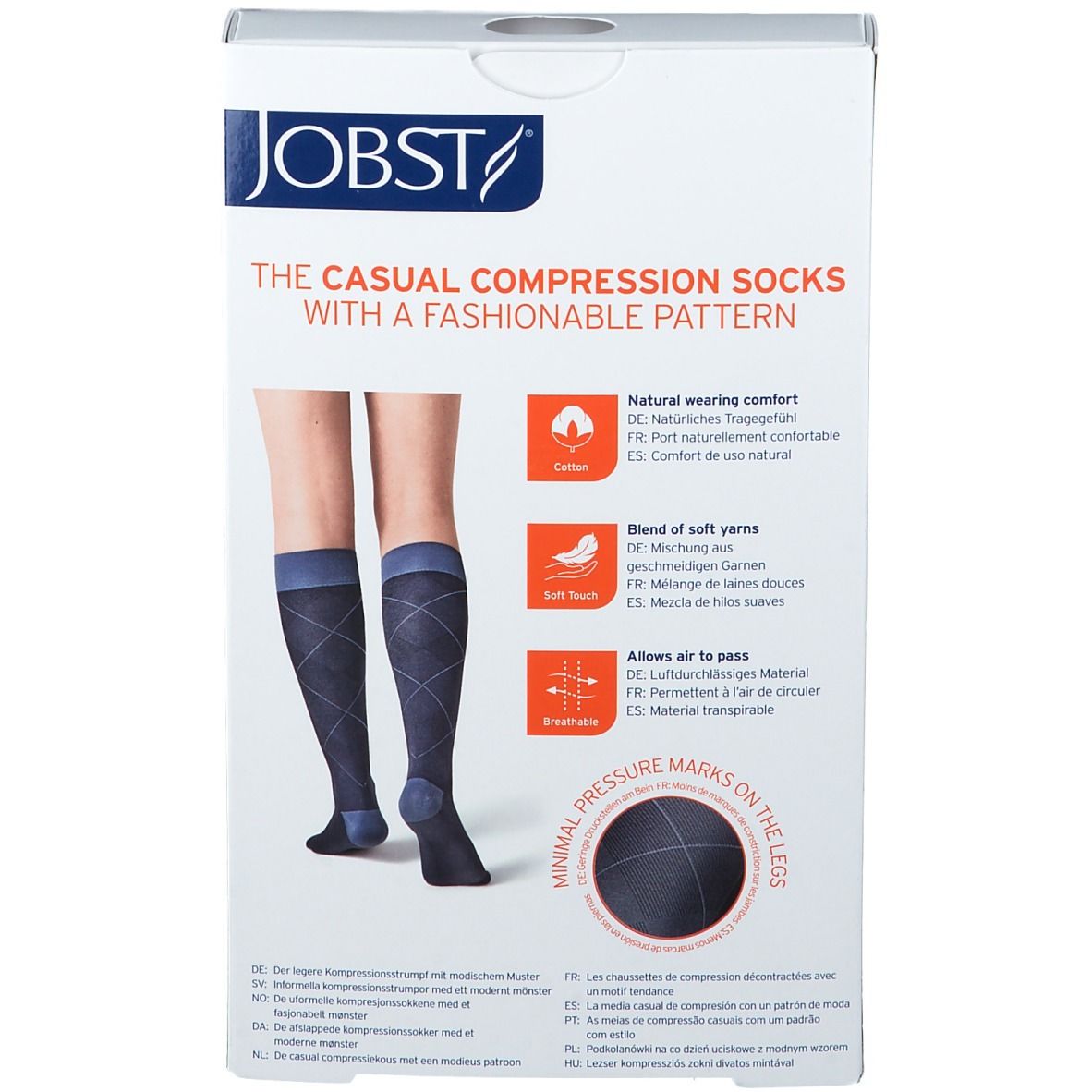 JOBST® Casual Pattern Bas de compression