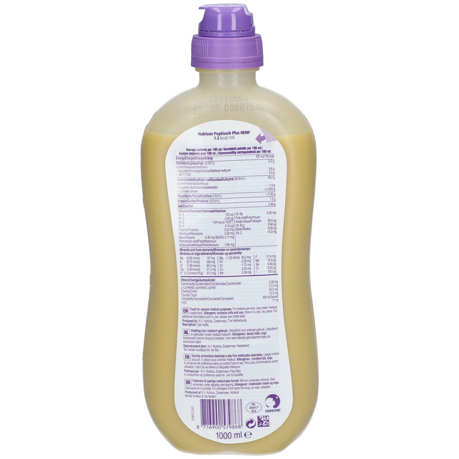 NUTRICIA Nutrison Peptisorb Plus HEHP