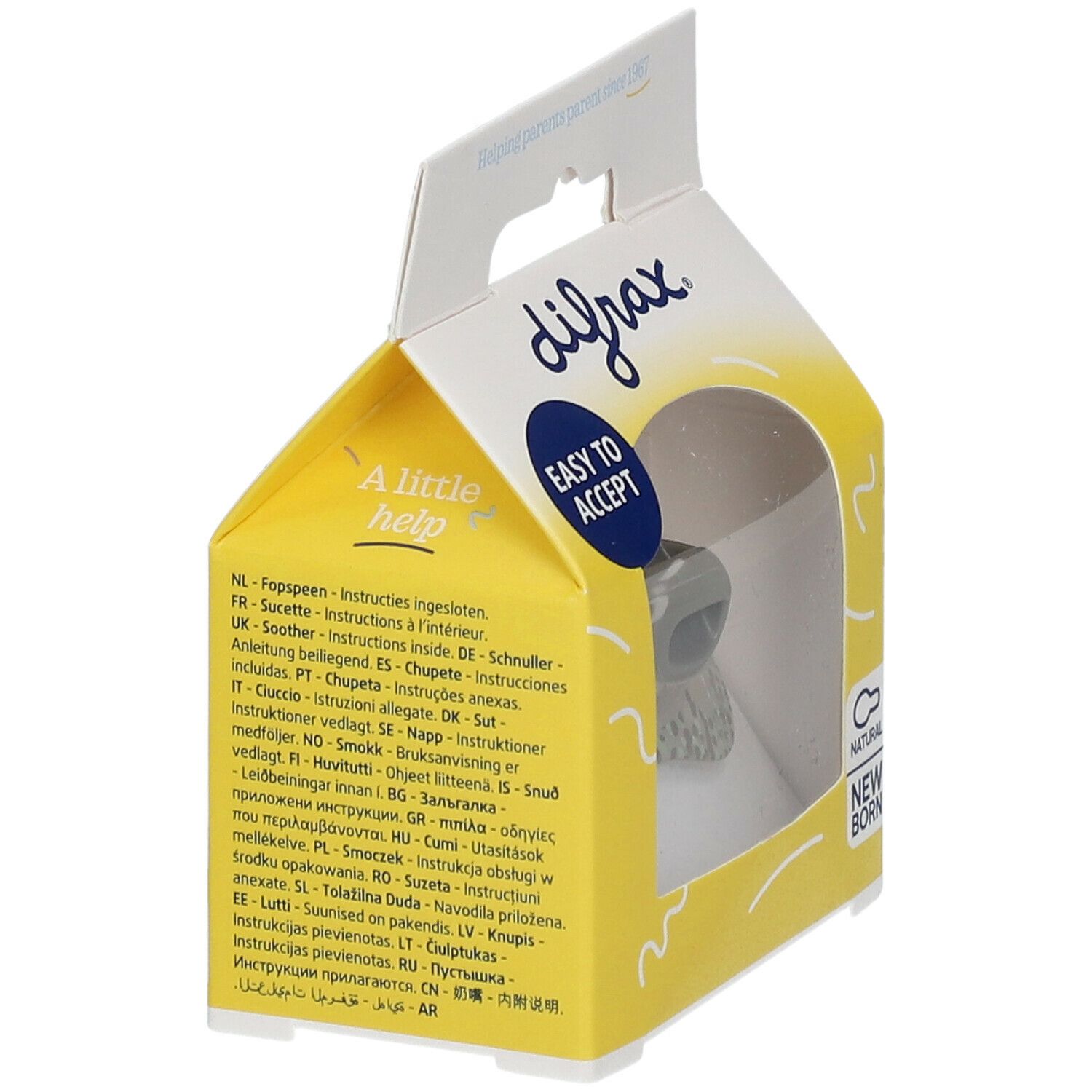difrax® Sucette Natural Newborn Mist (Couleur non sélectionnable)