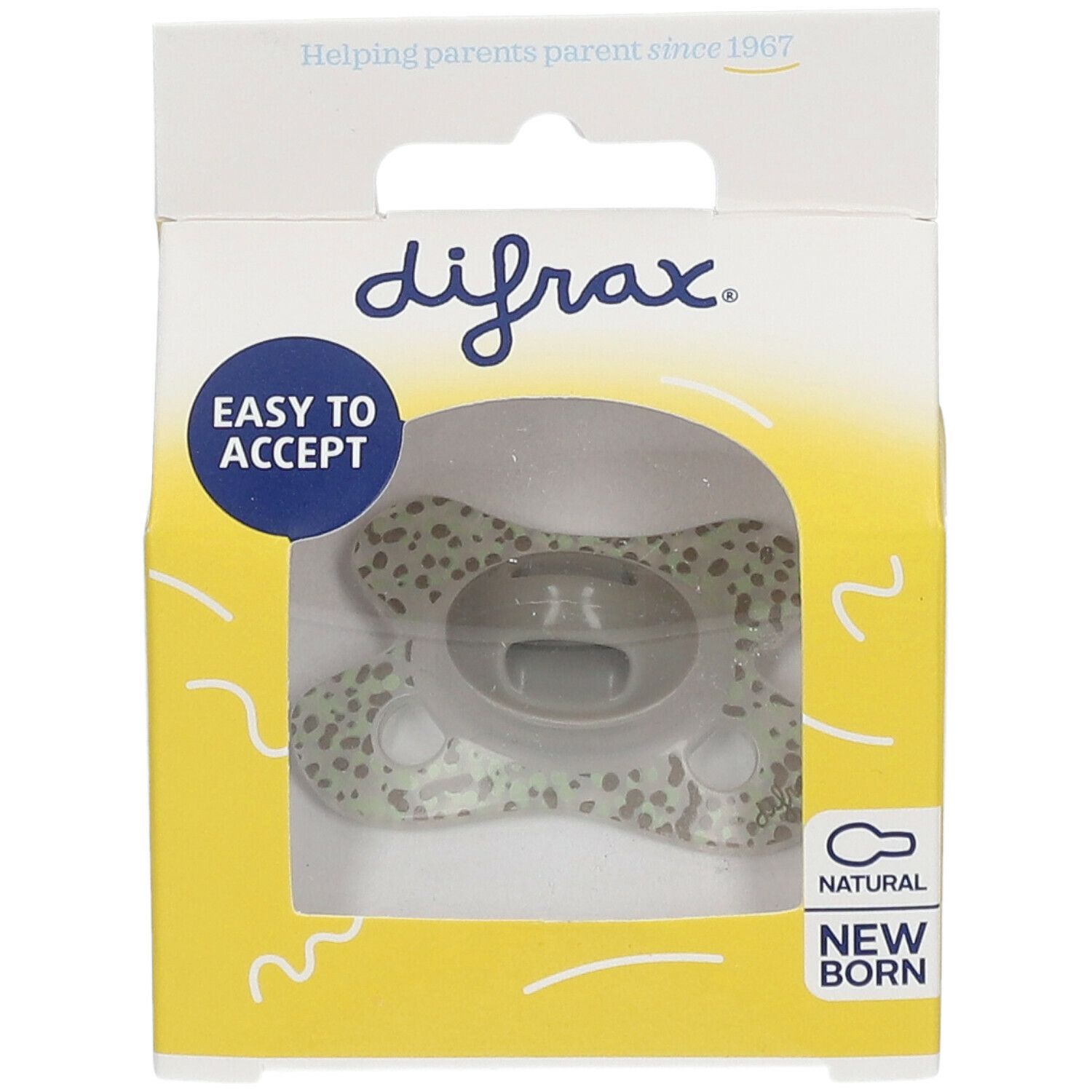 difrax® Sucette Natural Newborn Mist (Couleur non sélectionnable)