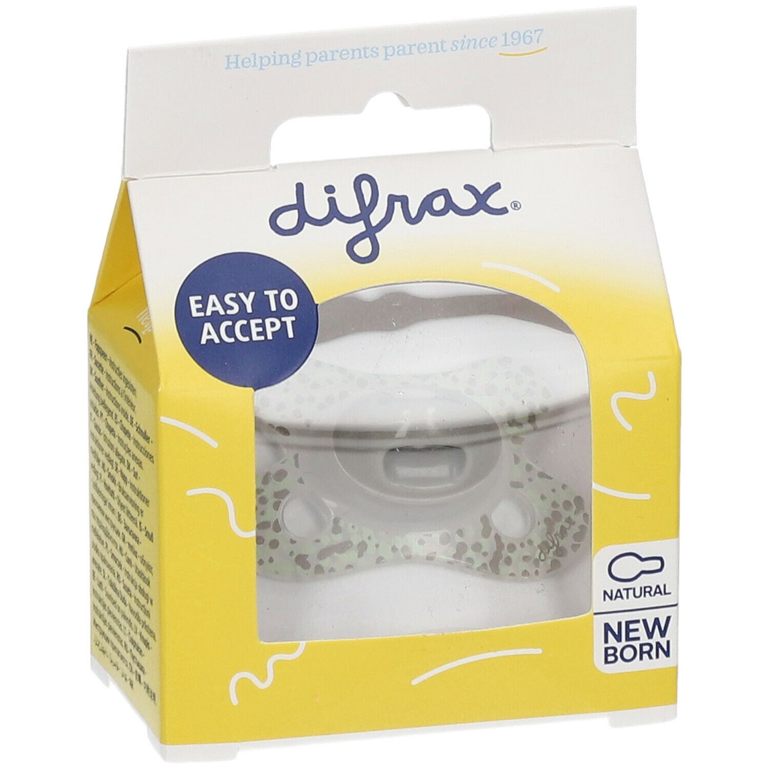 difrax® Sucette Natural Newborn Mist (Couleur non sélectionnable)