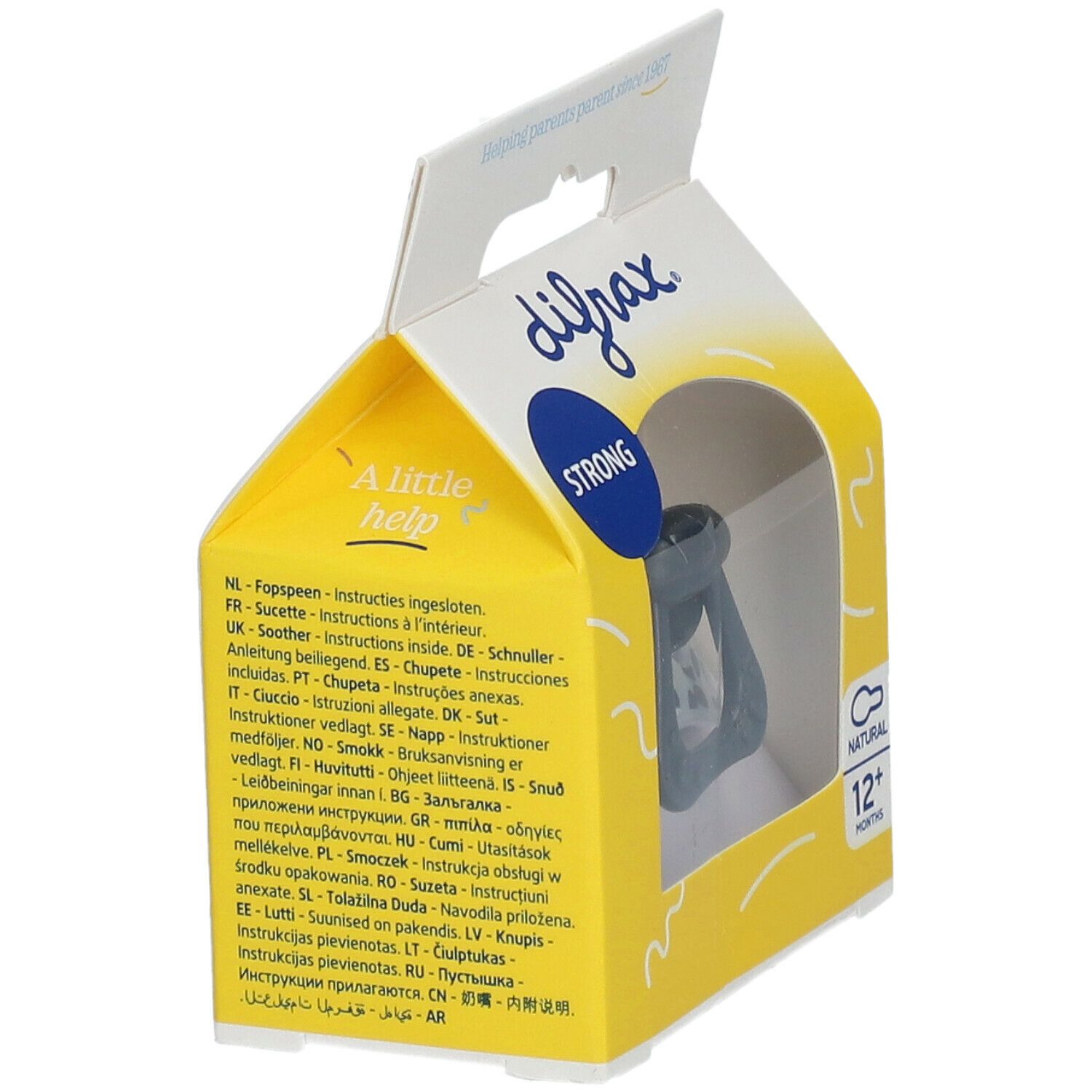 difrax® Sucette Natural +12 Mois - Winter (Couleur non sélectionnable)
