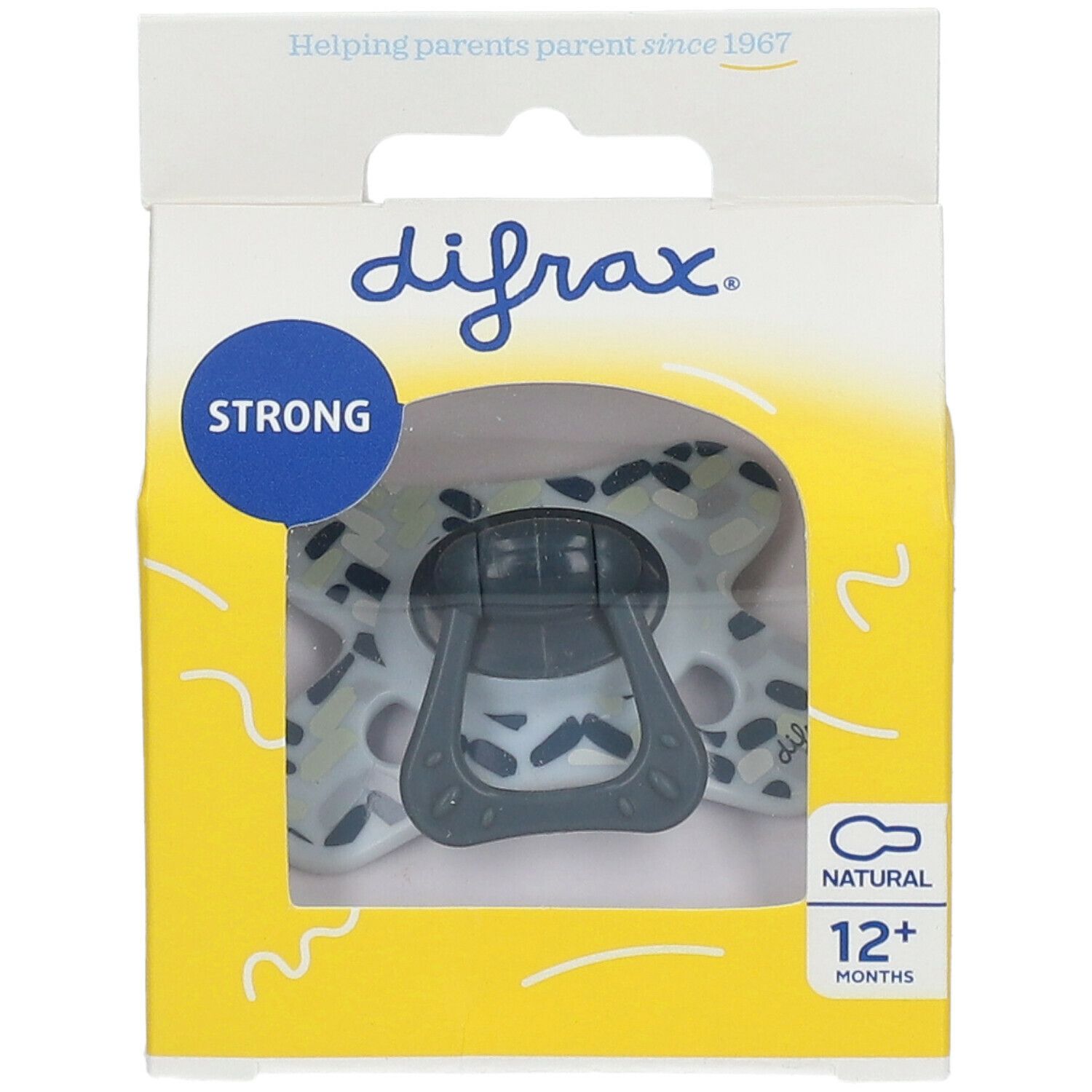difrax® Sucette Natural +12 Mois - Winter (Couleur non sélectionnable)
