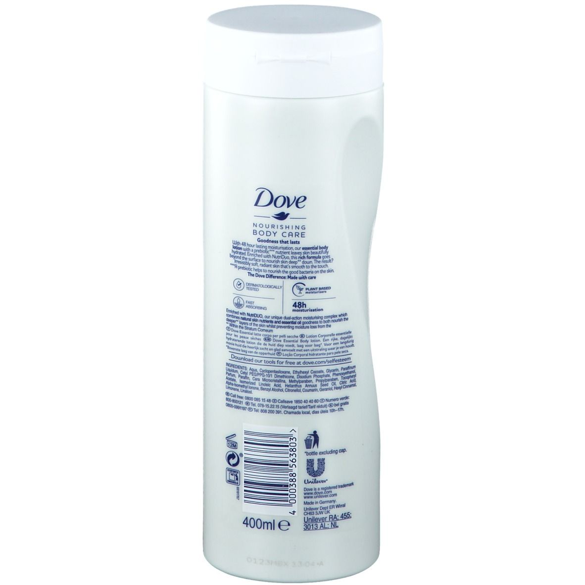 Dove Nourishing Body Care Lotion corporelle essentielle