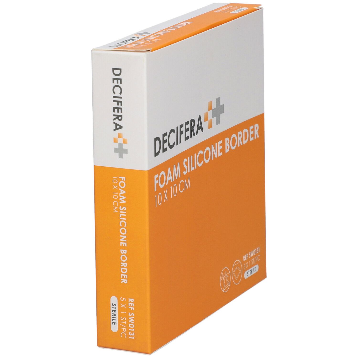 DECIFERA Foam Silicone Border 10x10cm