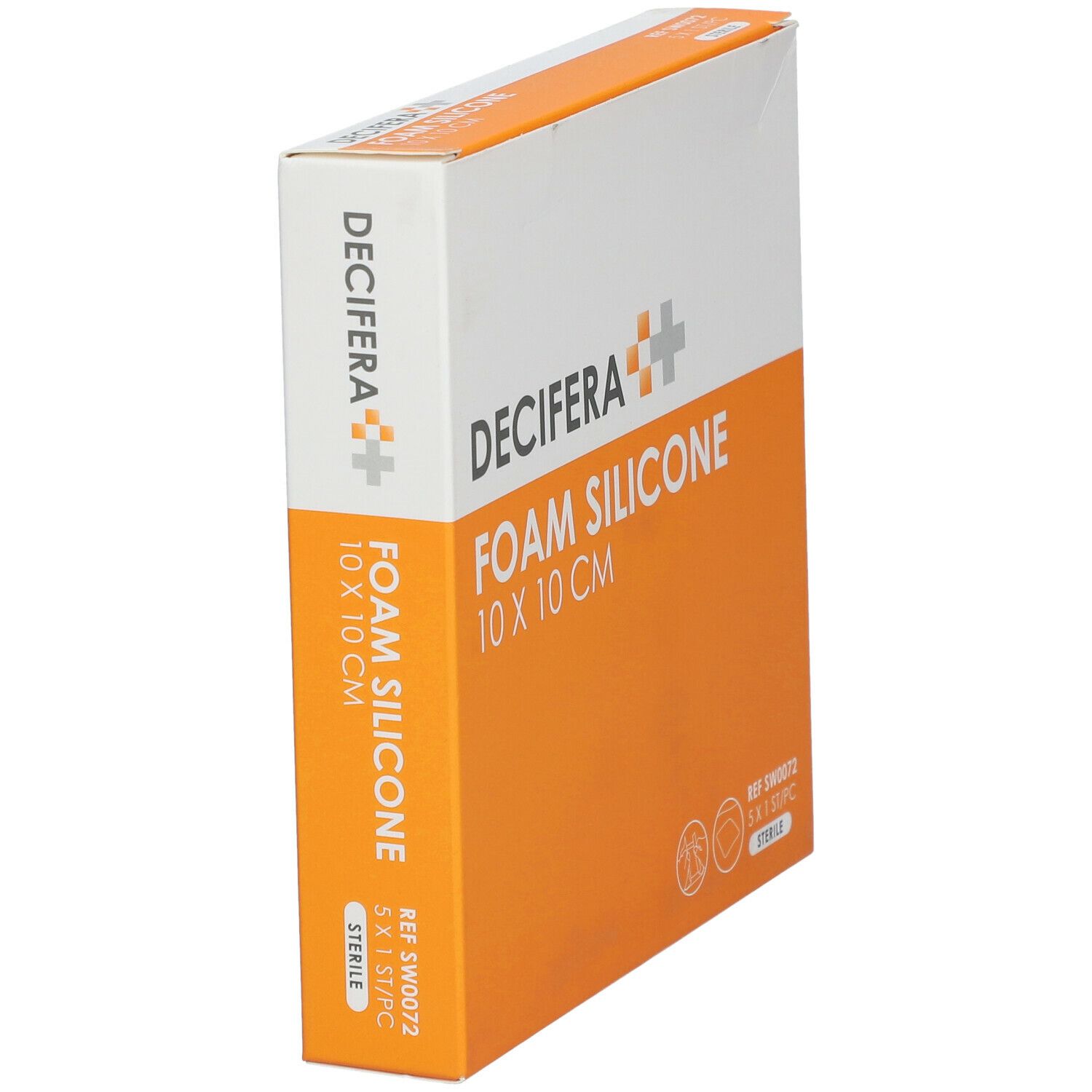 DECIFERA Foam Silicone 10x10cm