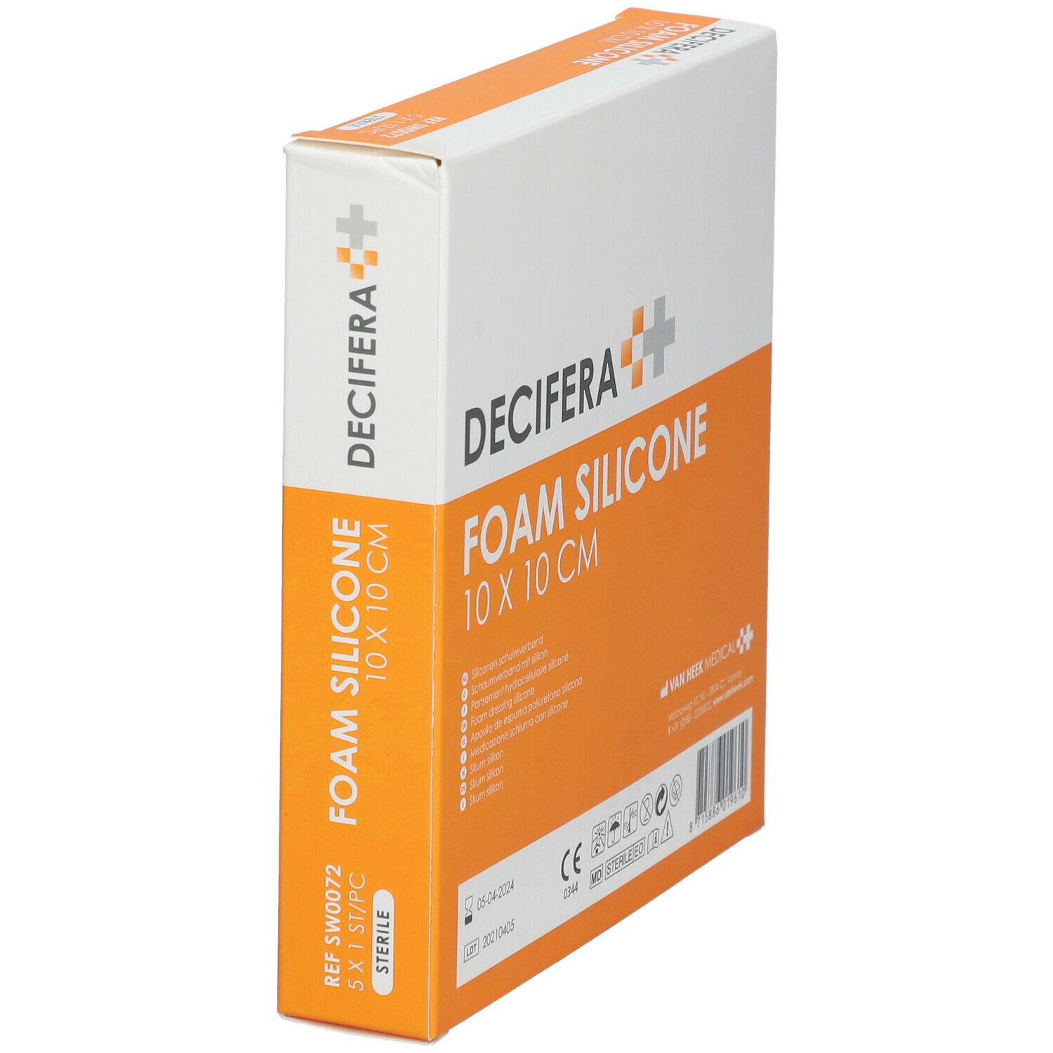 DECIFERA Foam Silicone 10x10cm