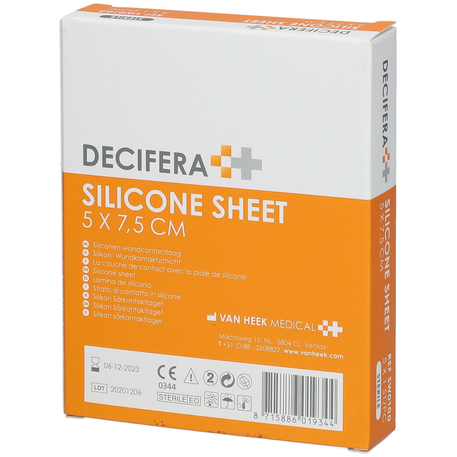 DECIFERA Silicone Sheet 5x7,5 cm