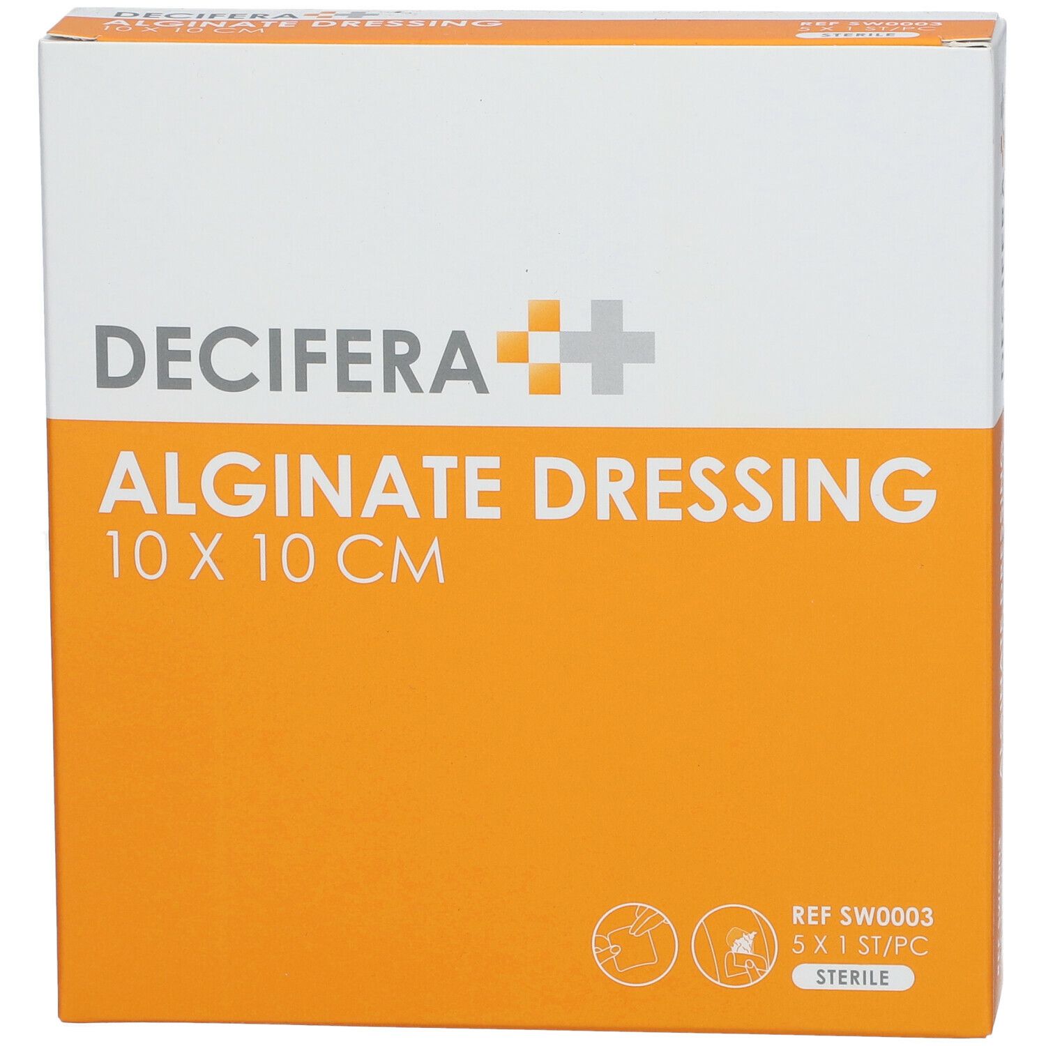 DECIFERA Alginate Dressing 10x10cm