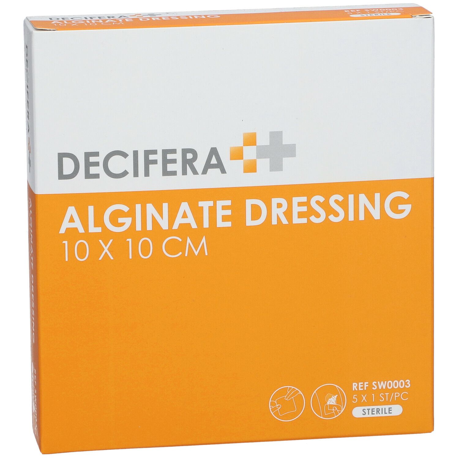 DECIFERA Alginate Dressing 10x10cm