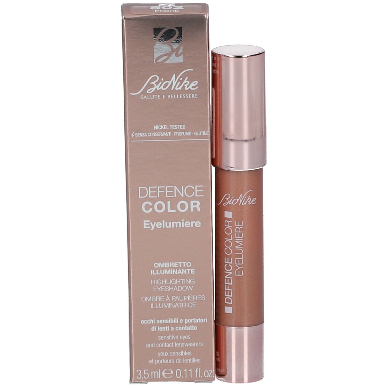 BioNike DEFENCE COLOR Eyelumiere 502 Peach