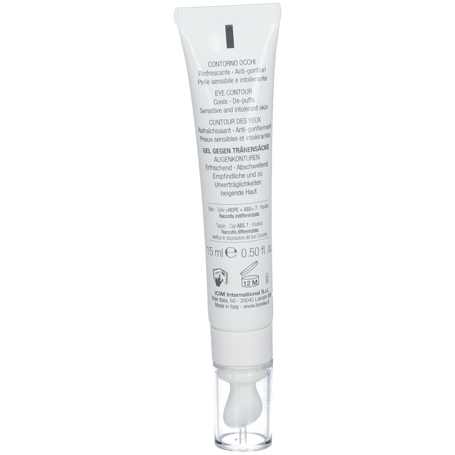 BioNike DEFENCE EYE Gel Anti-Poches Contour des Yeux Anti-gonflement