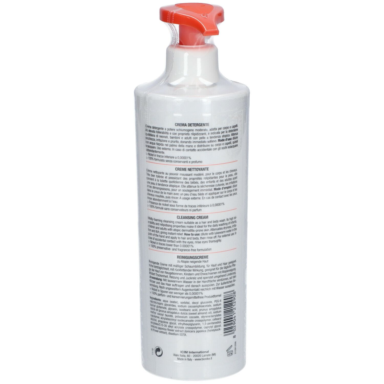 BioNike TRIDERM AD Crème nettoyante