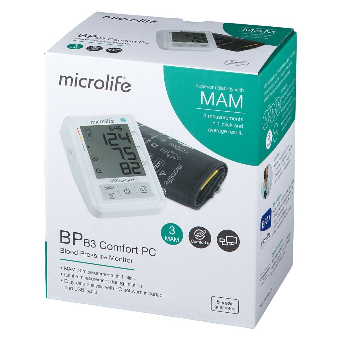 Microlife® BP B3 Comfort PC 1 Pc(s) - Redcare Pharmacie