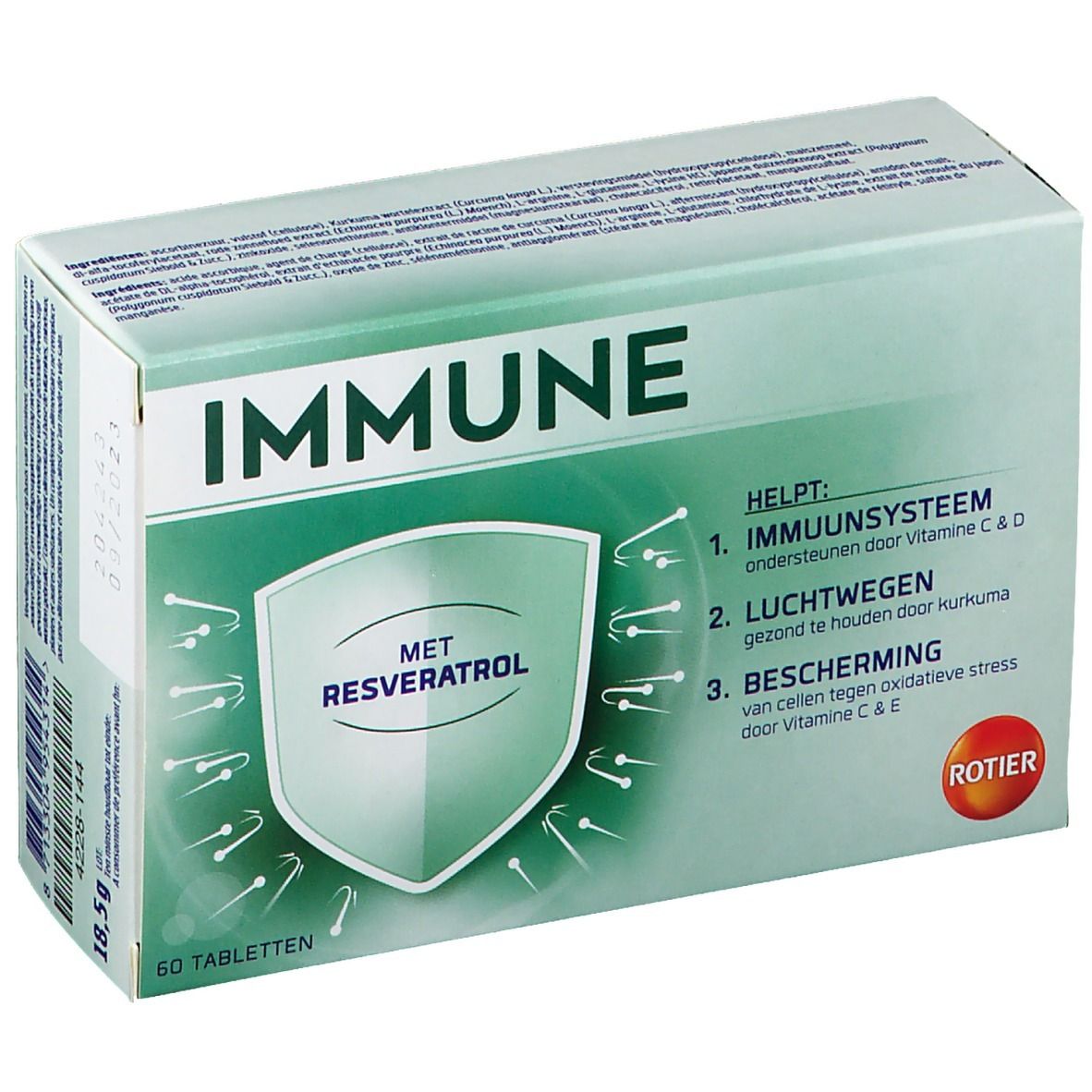 Rotier Immune - Système immunitaire, Voies respiratoires, Protection