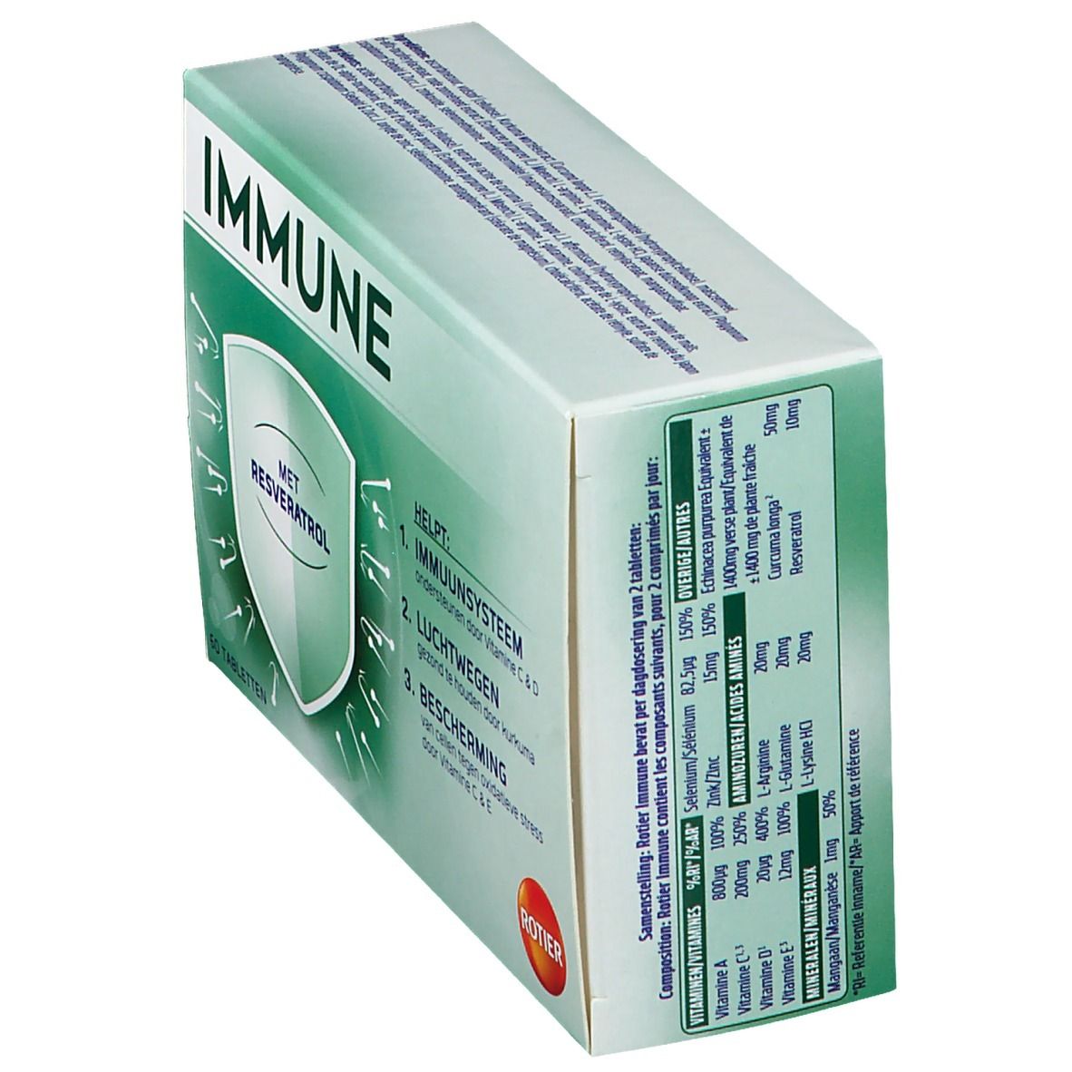Rotier Immune - Système immunitaire, Voies respiratoires, Protection