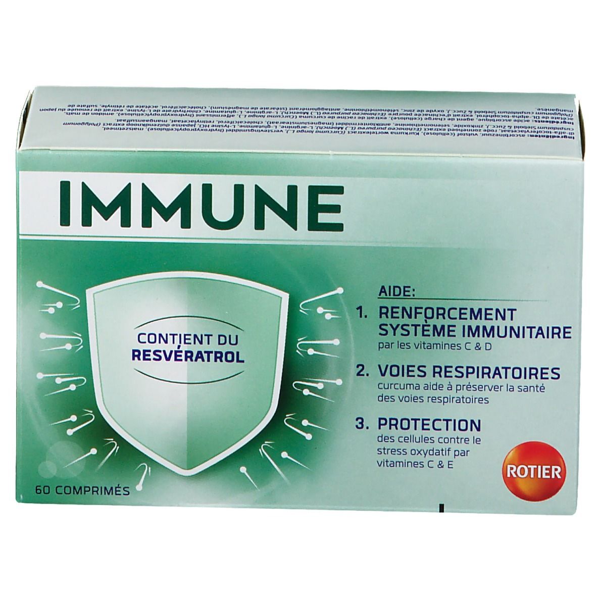 Rotier Immune - Système immunitaire, Voies respiratoires, Protection