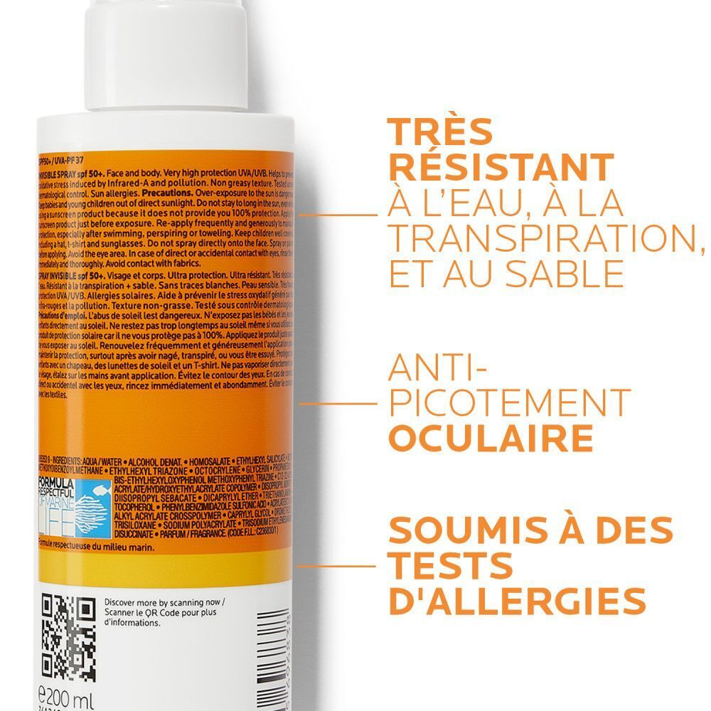 LA ROCHE POSAY Anthelios Invisible Spray SPF50+