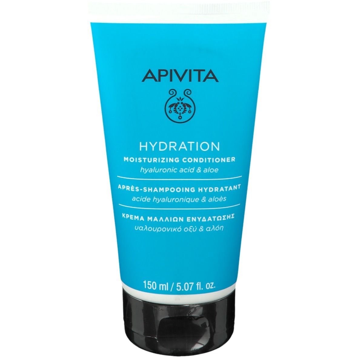 Apivita Hydration après-shampoing hydratant à l'acide hyaluronique & aloe, 150 ml.