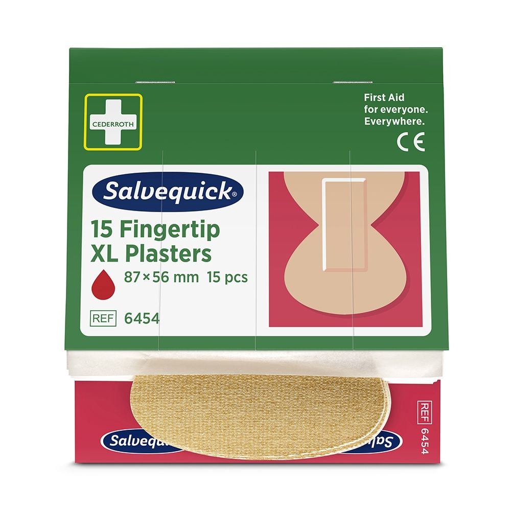 Pansements Salvequick XL pour le bout des doigts, 15 pièces.