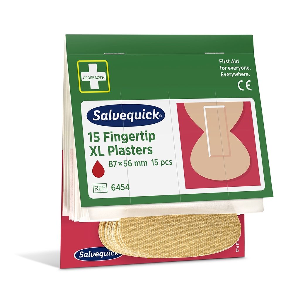 Pansements Salvequick XL pour le bout des doigts, 15 pièces.
