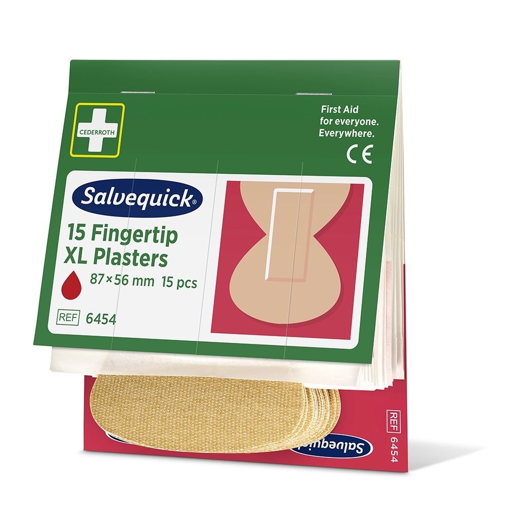 Pansements Salvequick XL pour le bout des doigts, 15 pièces.