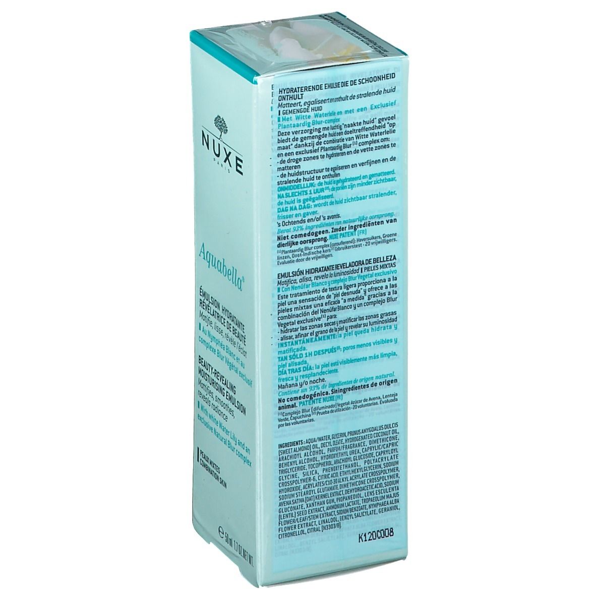 NUXE Aquabelle Emulsion hydratante + Micro peeling clarifiant