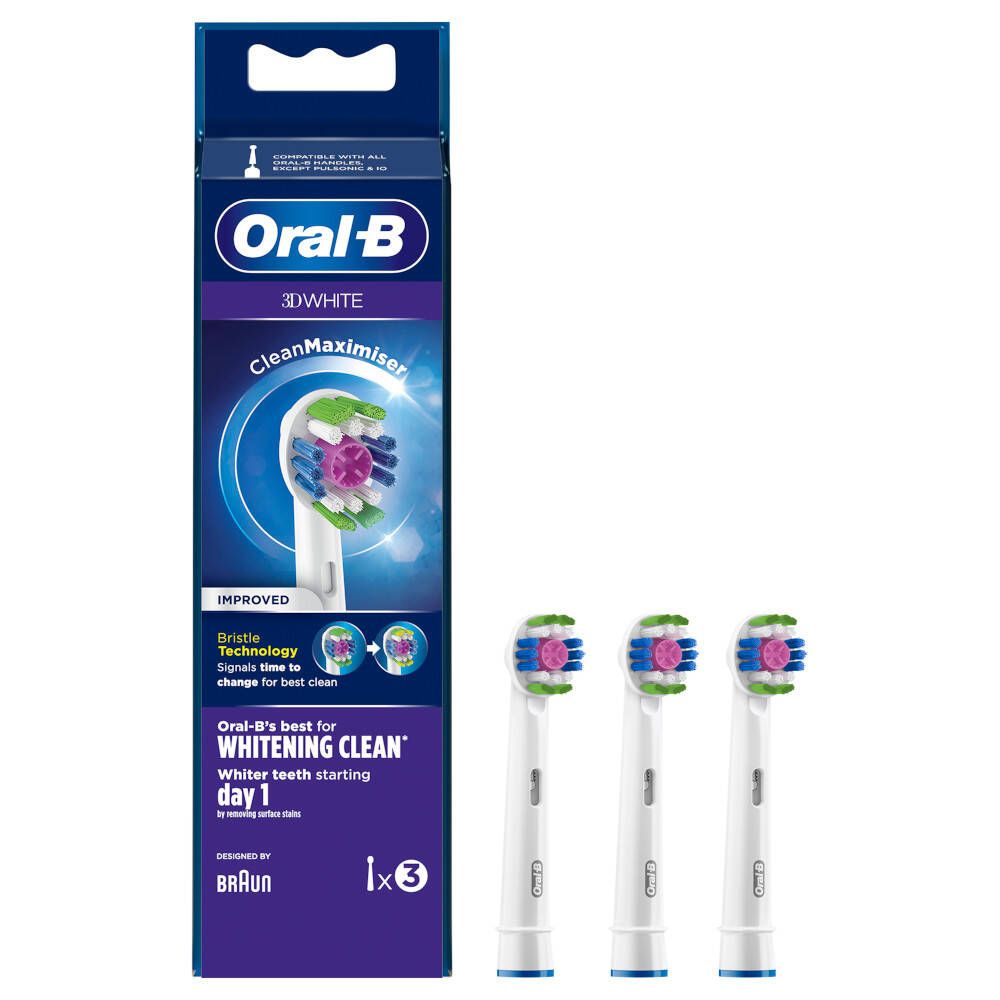 Oral-B Refill EB18-3 3D White Brossettes de Rechange
