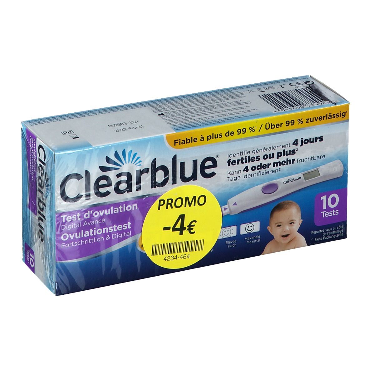 Clearblue Advanced Test d' Ovulation Digital Avancé