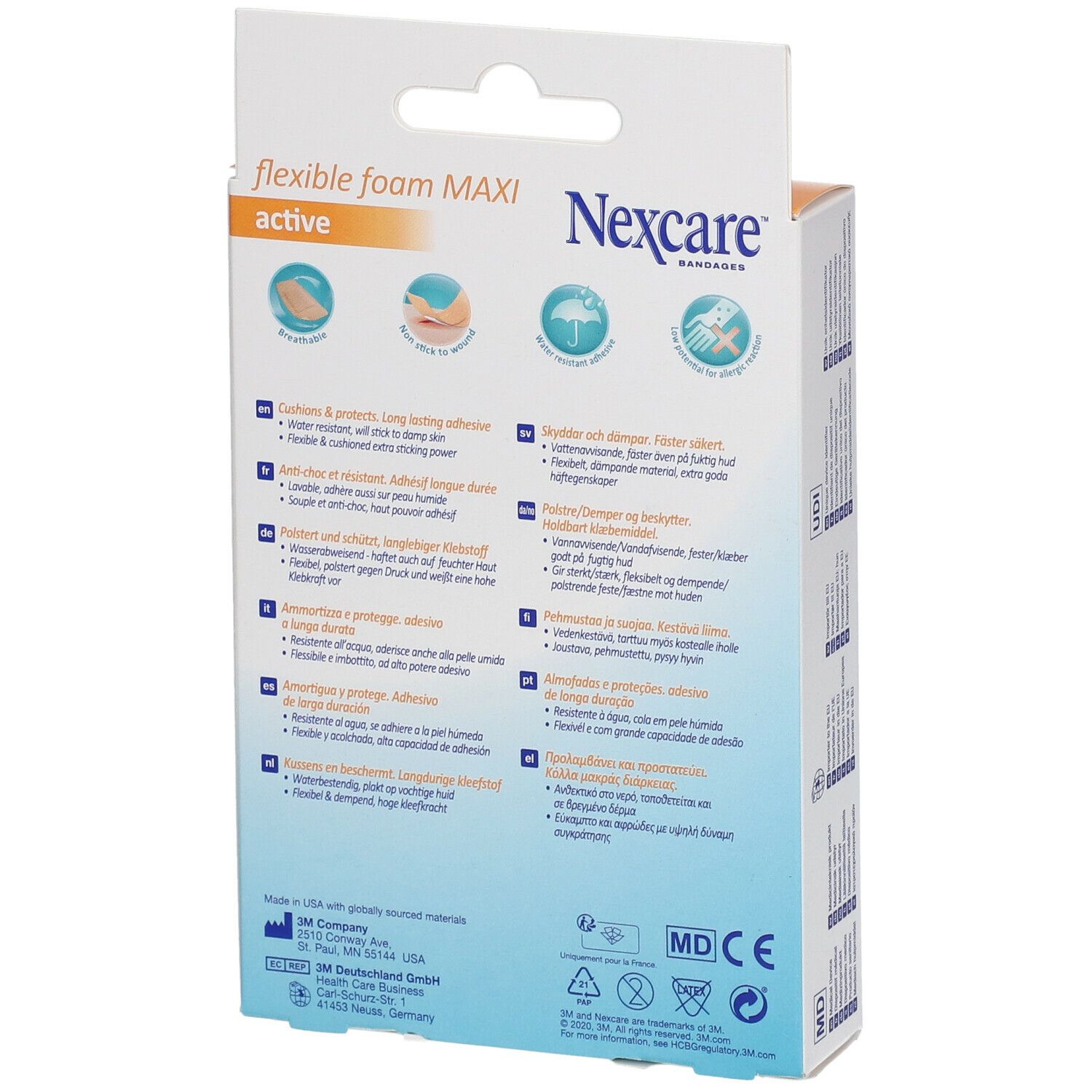 Nexcare Active 360° Maxi Taille Unique