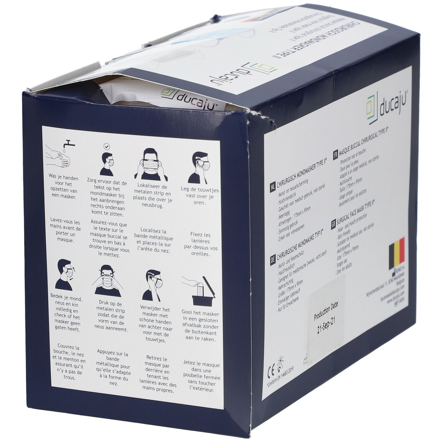 ducaju® Masque buccal chirurgical type II