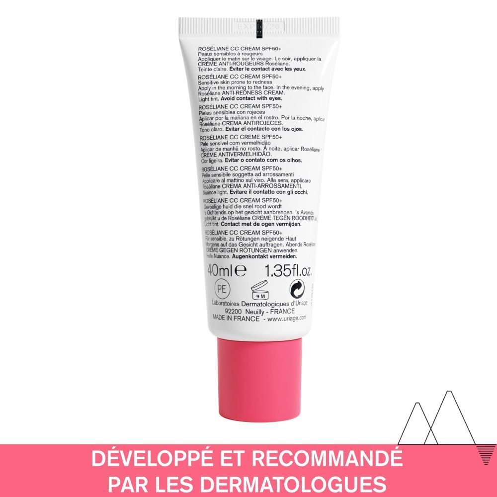 URIAGE Roséliane CC Cream SPF 50+ Teinte Claire