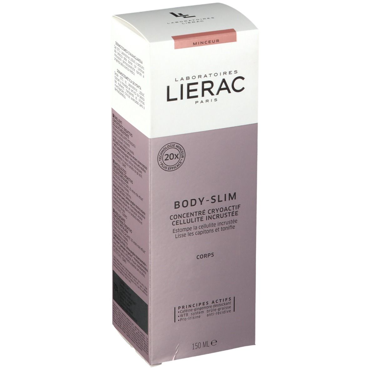 LIERAC BODY-SLIM Concentré Cryoactif Cellulite Incrustée