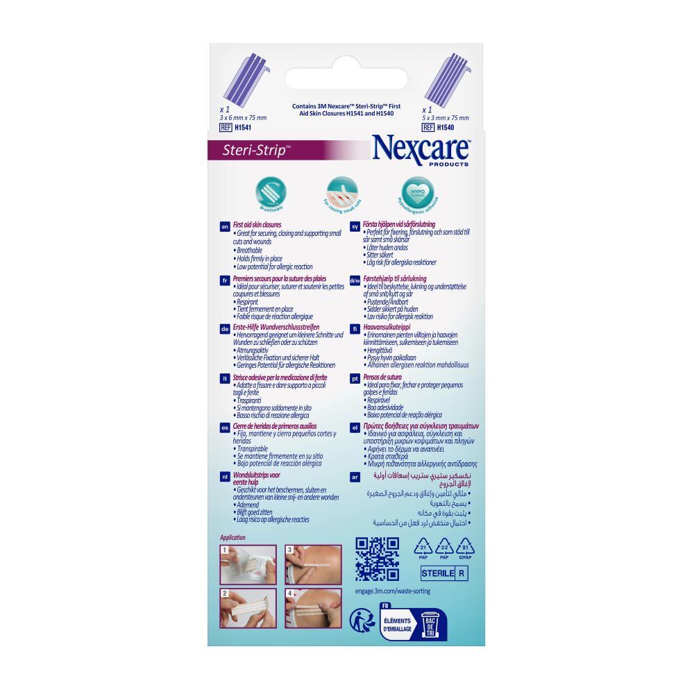 Nexcare™ Steri-Strip™ Suture Cutanée Blanche