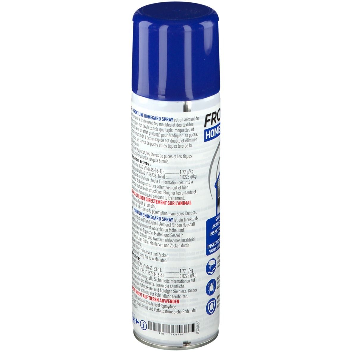 Frontline Homegard Spray - Insecticide et acaricide pour la maison - 250 ml