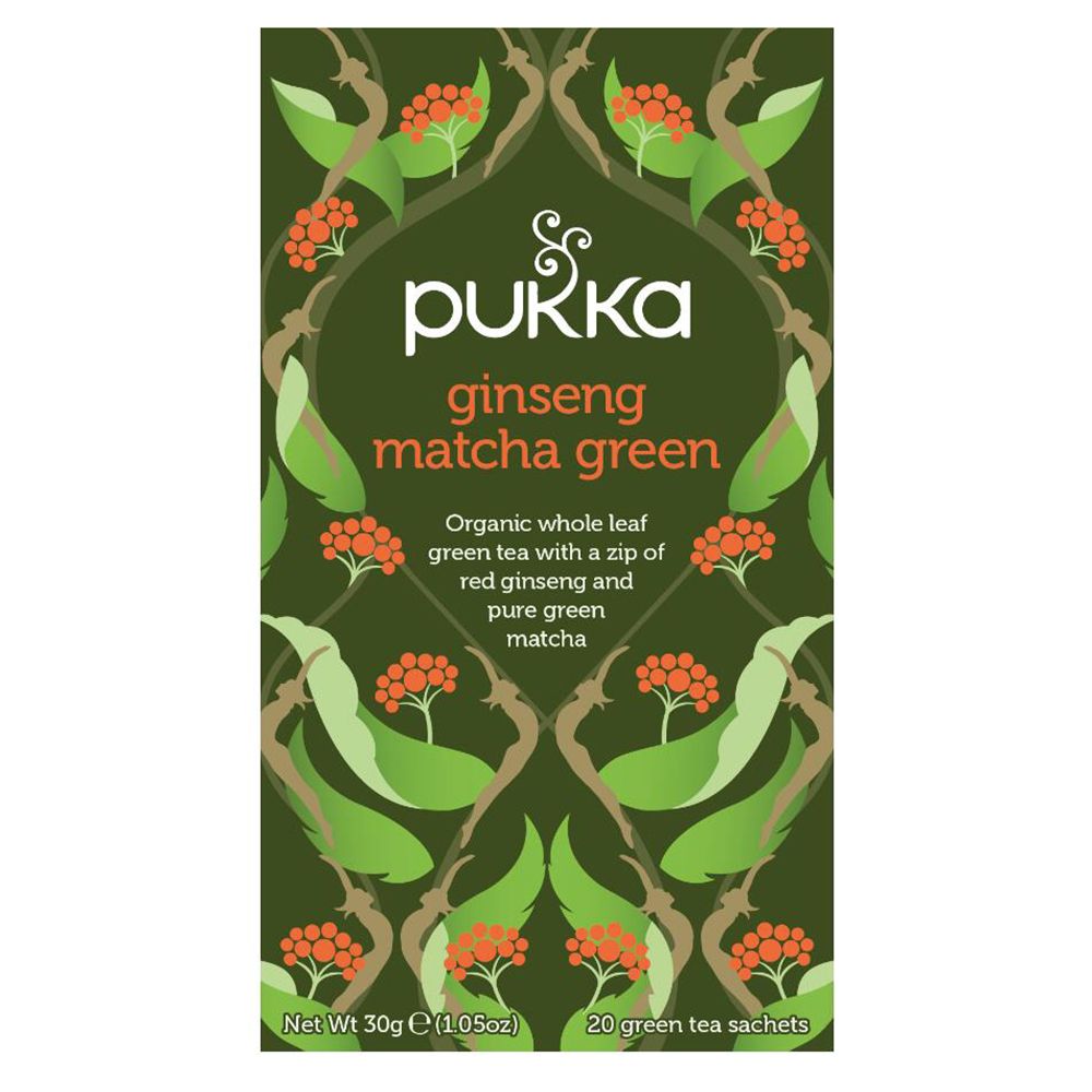 pukka Thé Vert Matcha Ginseng