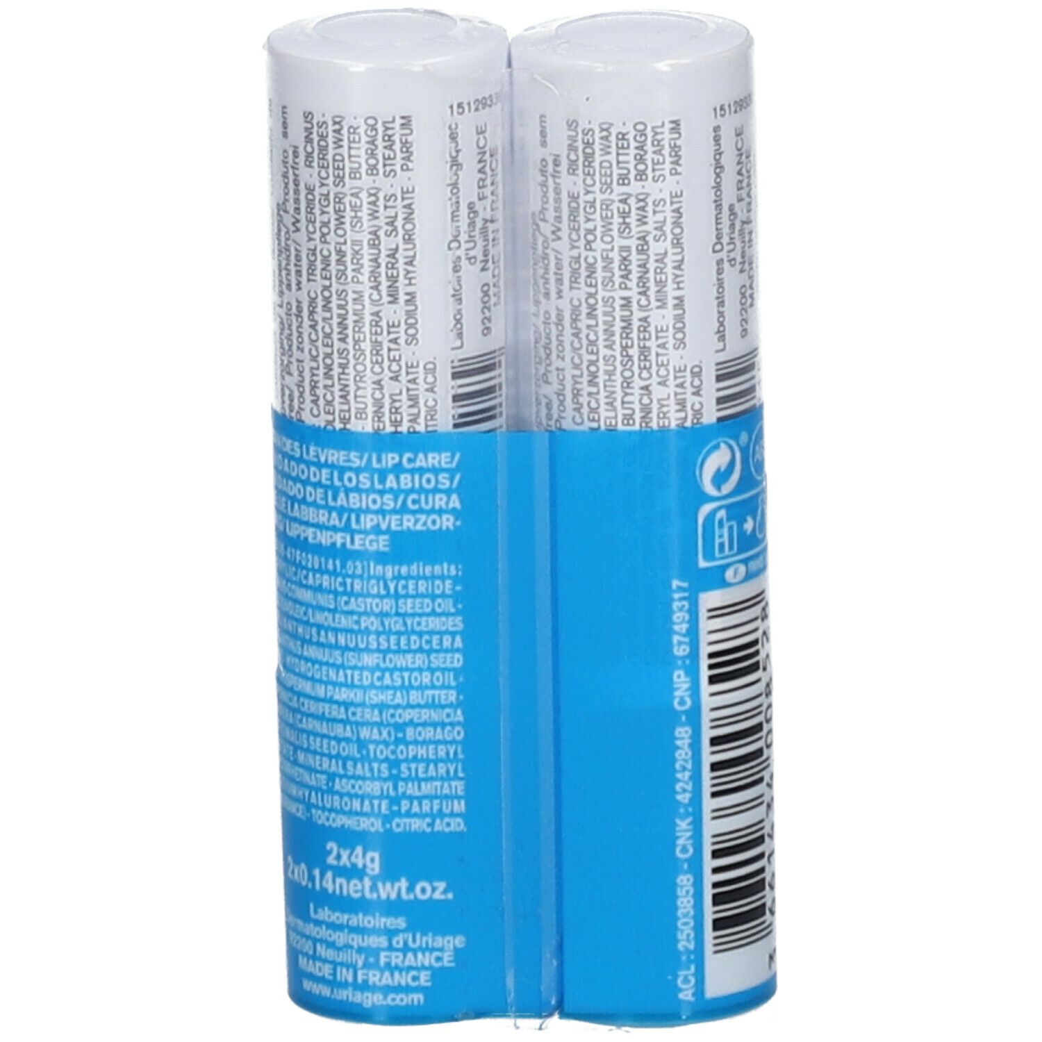 URIAGE Eau Thermale Stick Lèvres Hydratant