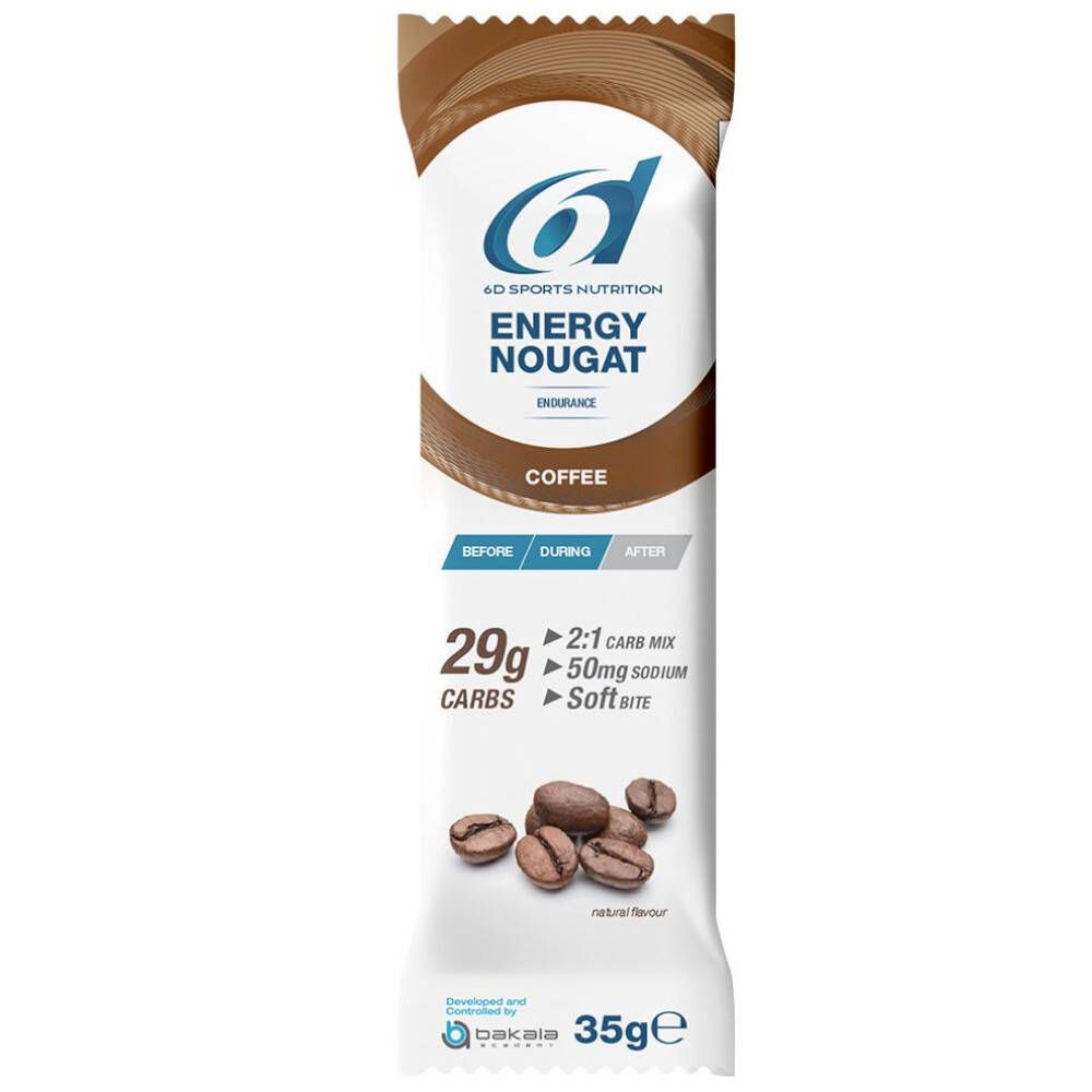 6D SPORTS NUTRITION Energy Nougat Coffee