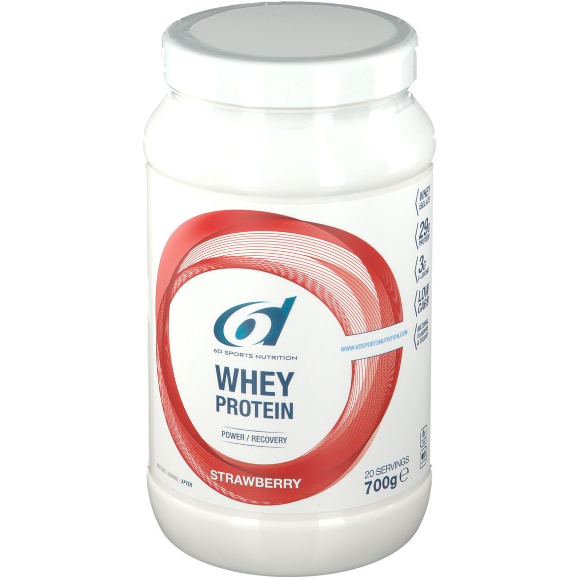 6D Sports Nutrition Whey Protein Fraise