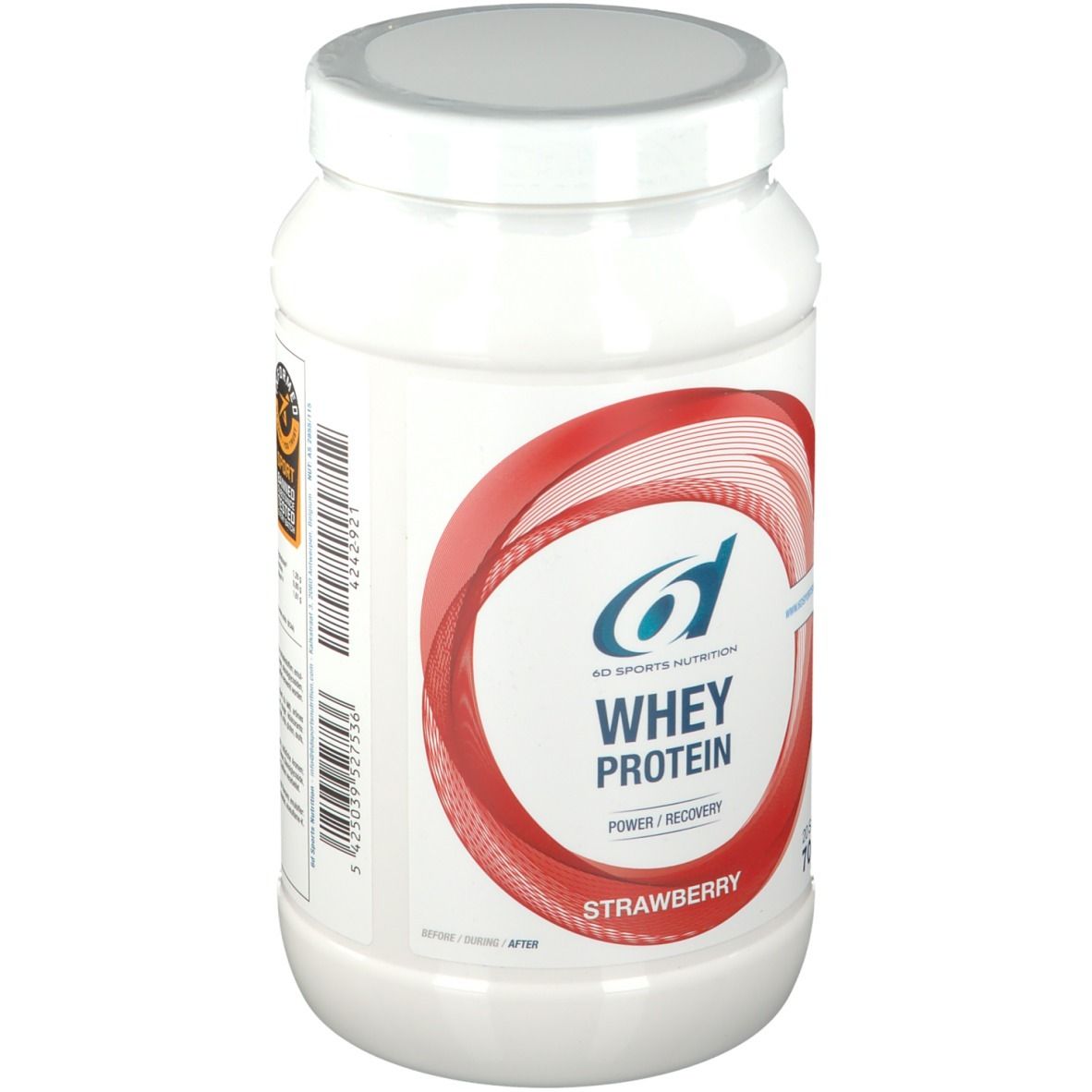 6D Sports Nutrition Whey Protein Fraise