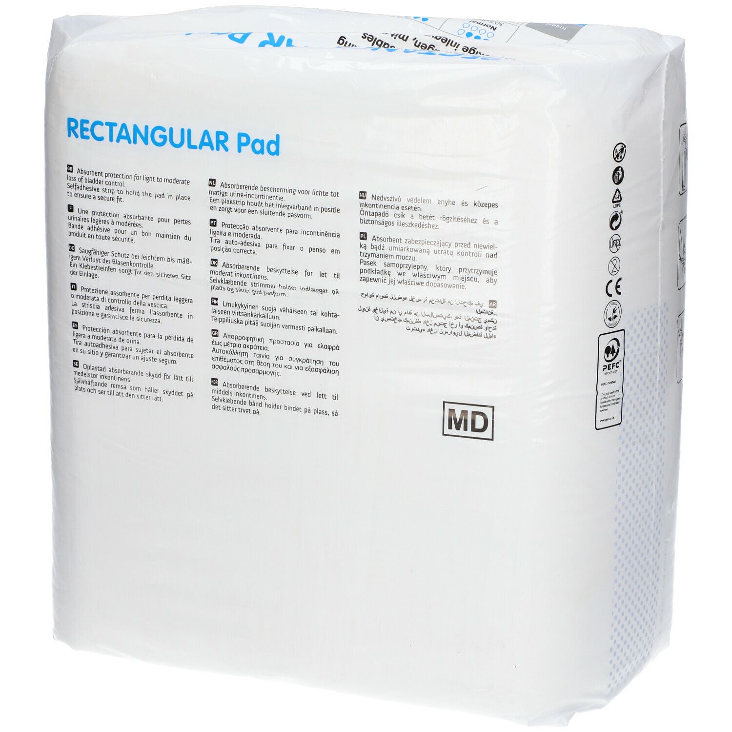 Rectangular Pad Maxi plus 60 x 15 cm