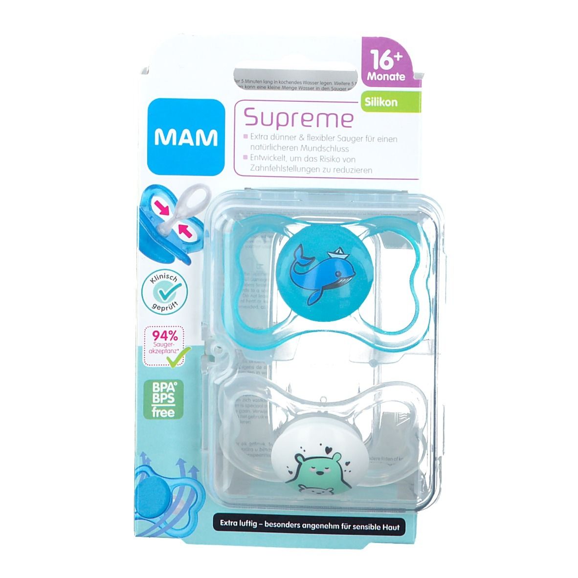 MAM Sucette Supreme +16 mois (Couleur non sélectionnable)