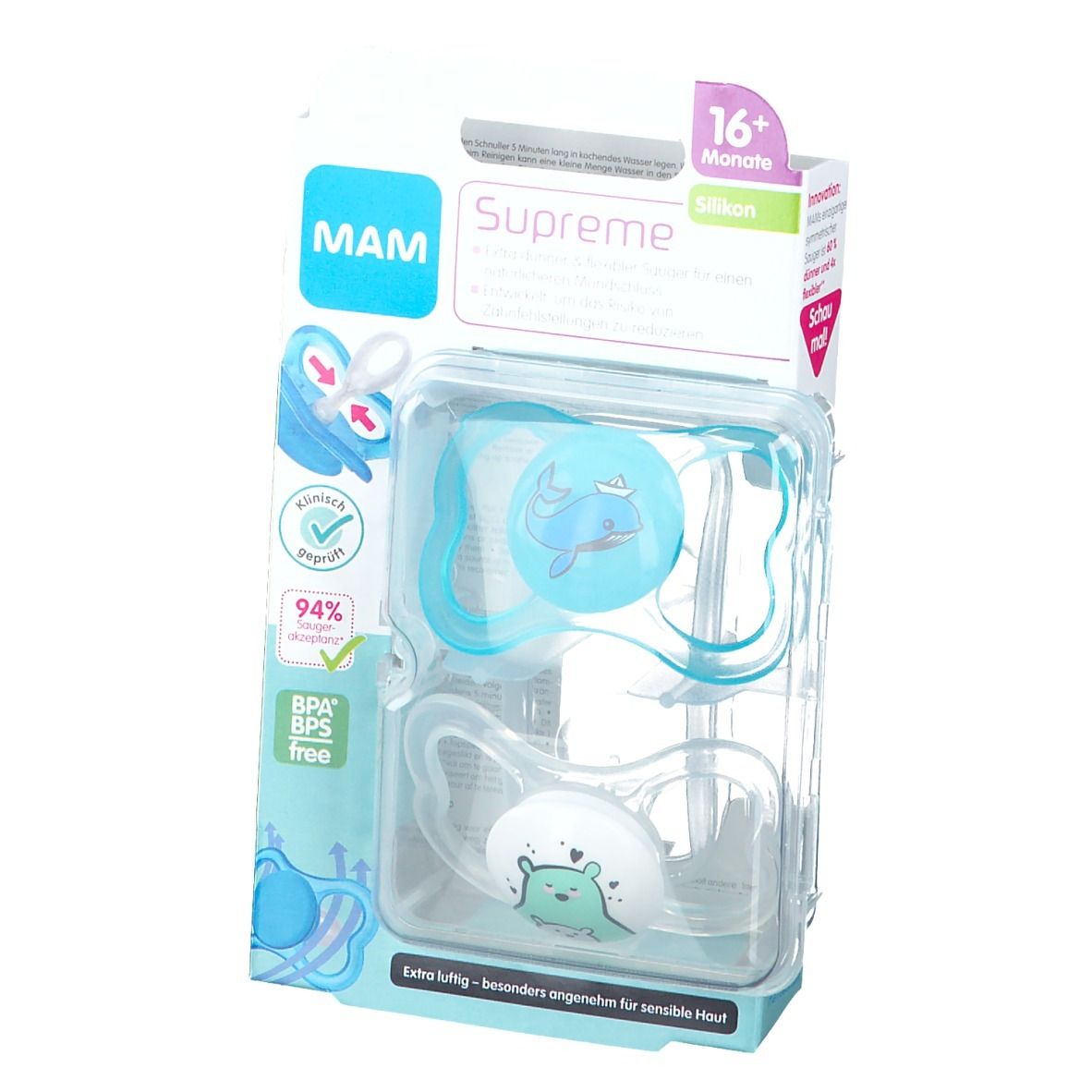 MAM Sucette Supreme +16 mois (Couleur non sélectionnable)