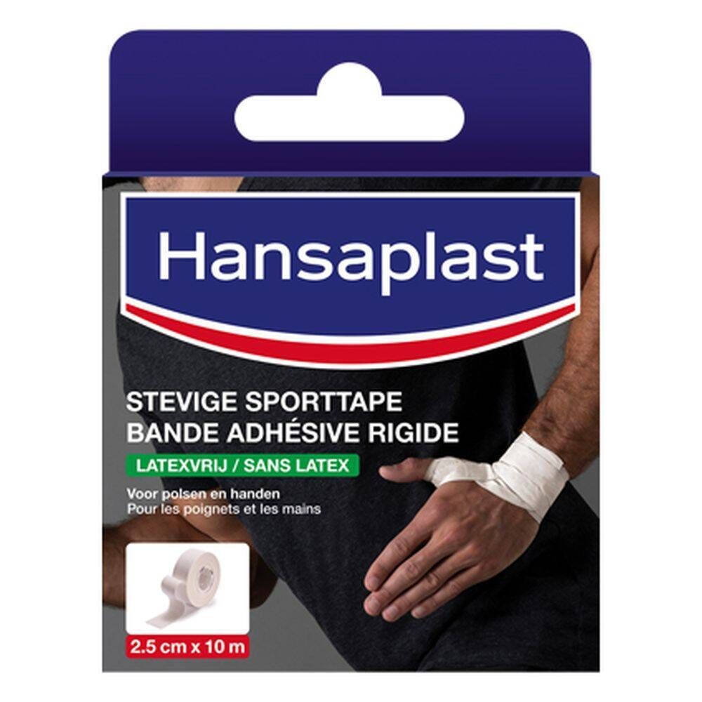 Hansaplast Bande Adhésive Rigide Sans latex 2,5 cm x 10 m