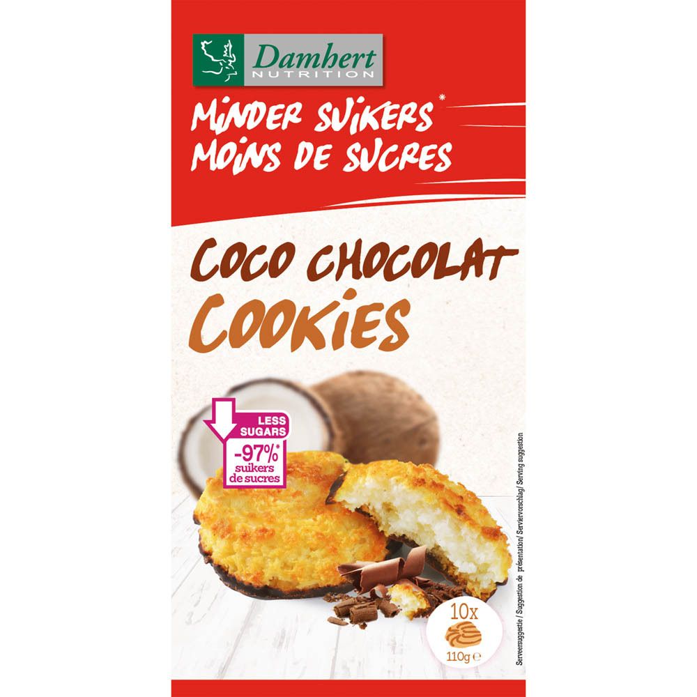 Damhert Low Carb Gâteau à la coco au chocolat