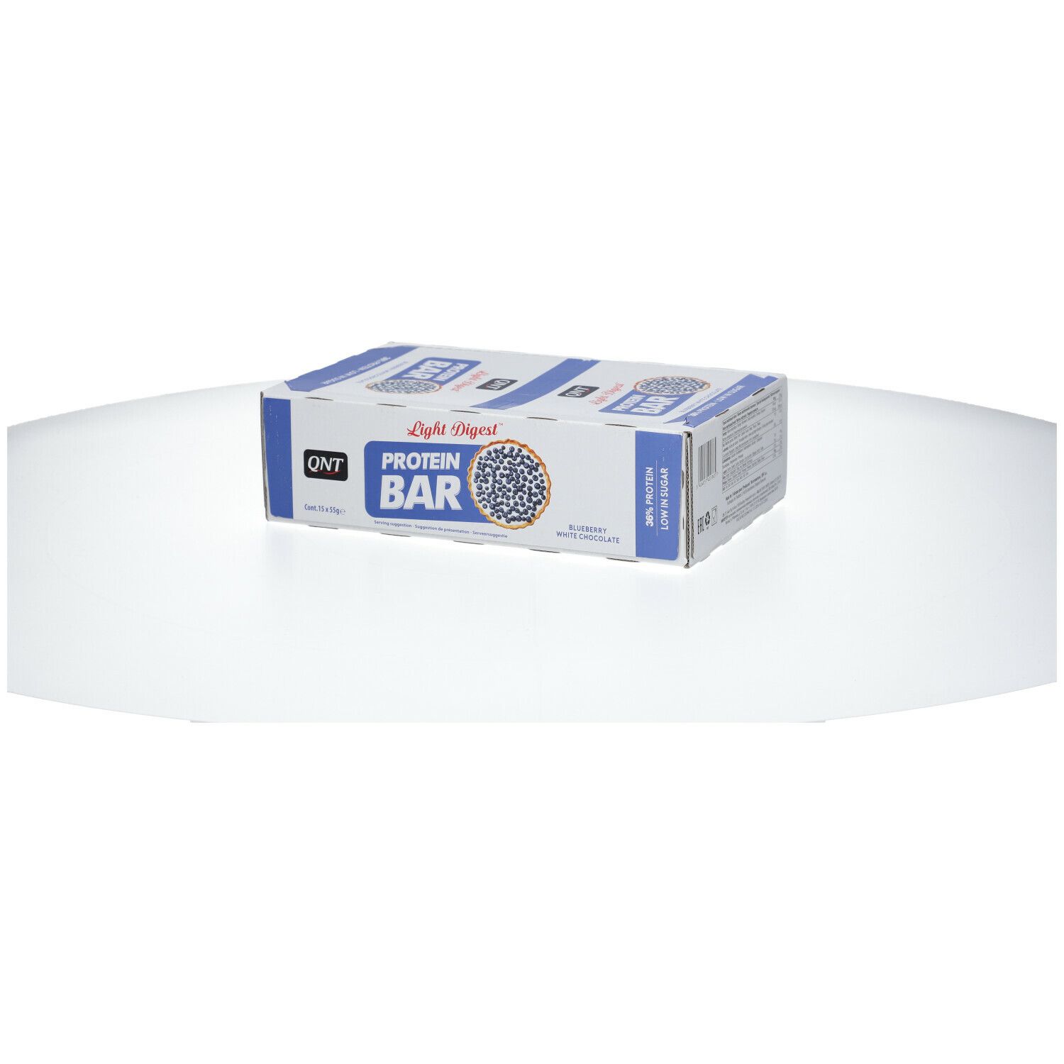 QNT Barres protéinées myrtille chocolat blanc