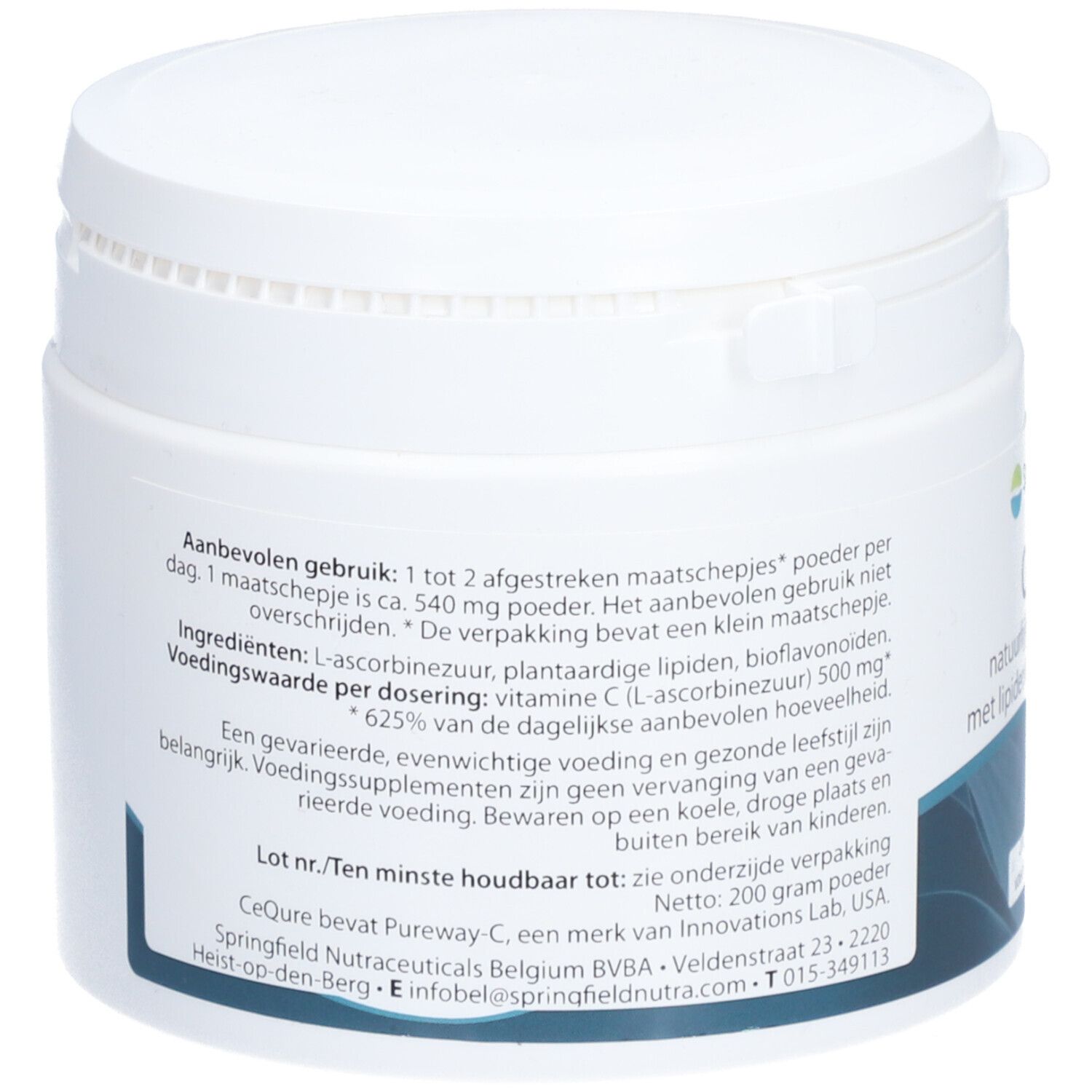 Springfield CeQure vitamine C en poudre