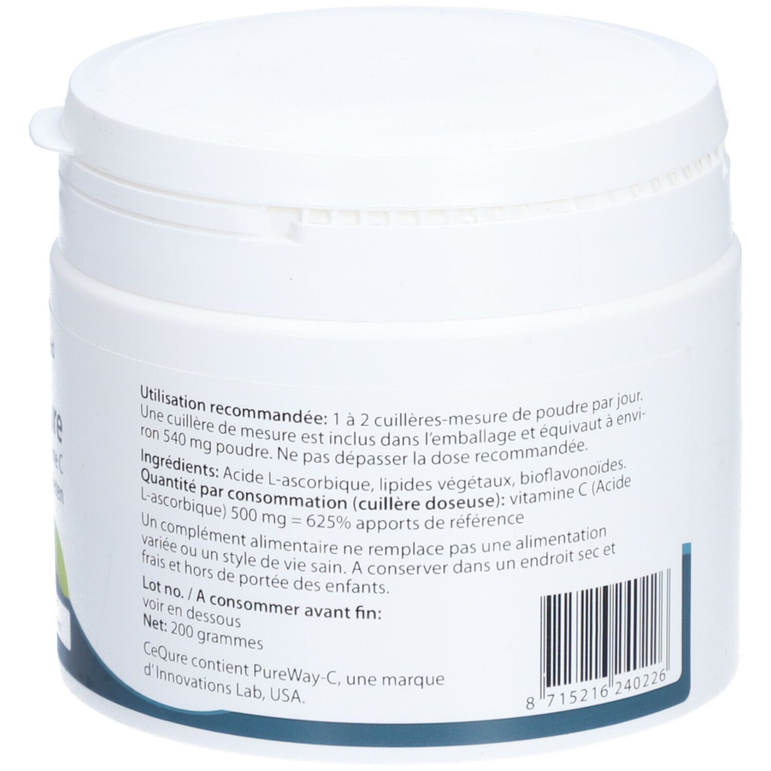 Springfield CeQure vitamine C en poudre
