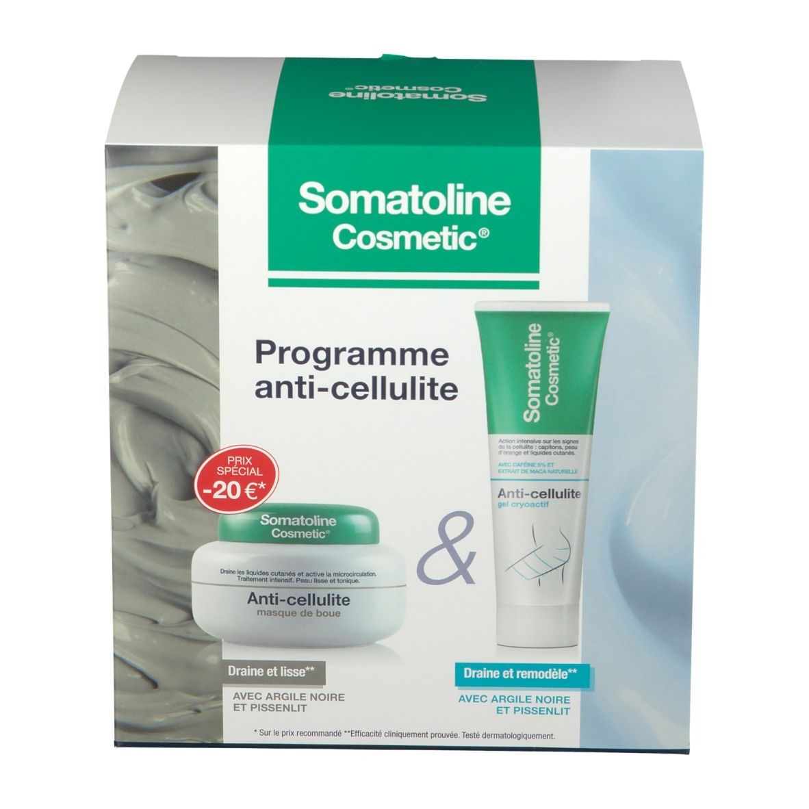 Somatoline Cosmetic® Anti-Cellulite Gel Cryoactif + Masque de boue