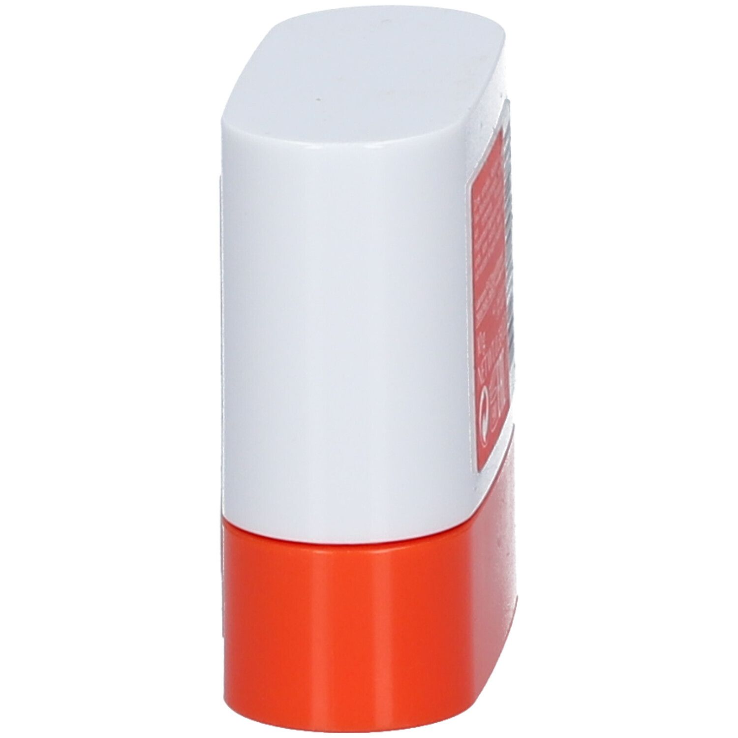 Stick blanc et orange, vue latérale. Aucun autre détail visible.